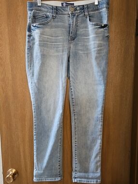 Democracy Light Wash Ankle Skinny Jeans